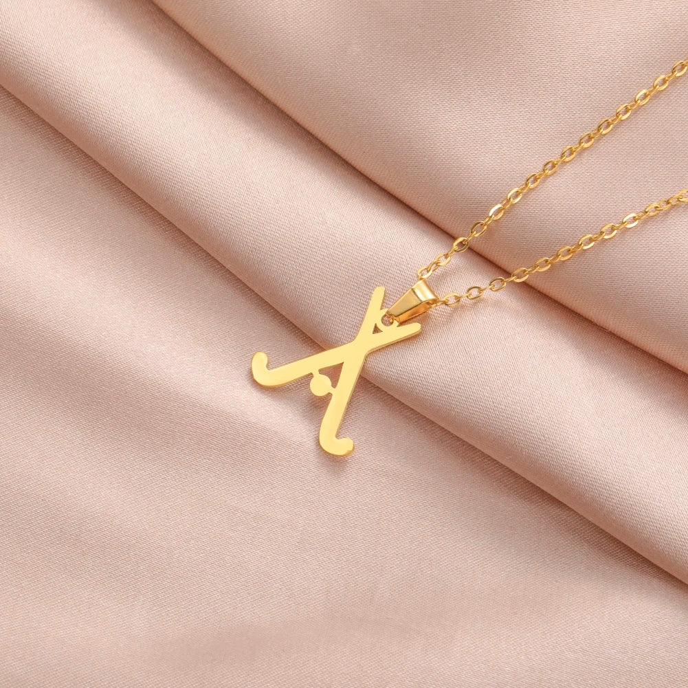 Hockey Pendant Stainless Steel Necklace Men's And Women's Fashionable Casual Sports Birthday Gift Jewelry Gift New Style
