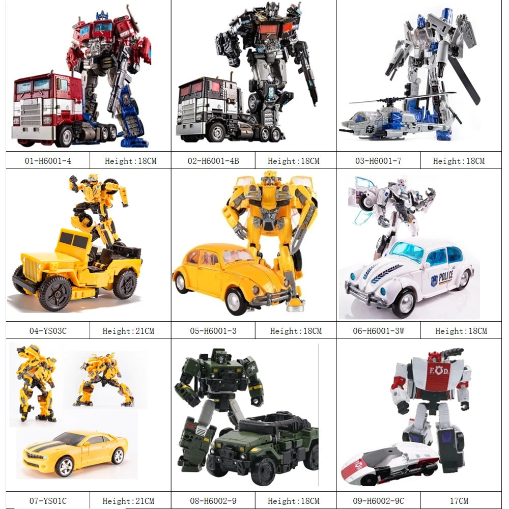 Transformation Toys BMB BAIWEI OP Commander Bumbleb Hound Shockwave Grimlock Prowl Ironhide Action Figure Deformed Robot KID Gif