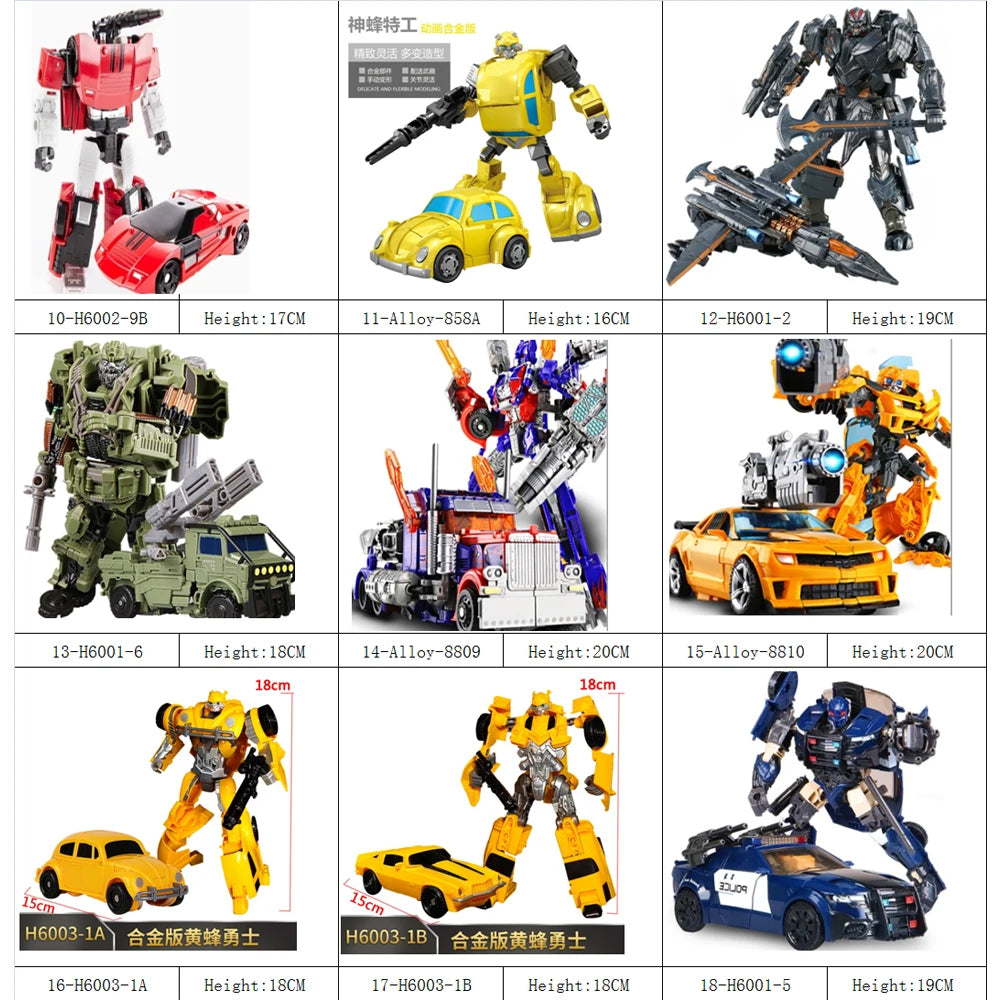 Transformation Toys BMB BAIWEI OP Commander Bumbleb Hound Shockwave Grimlock Prowl Ironhide Action Figure Deformed Robot KID Gif