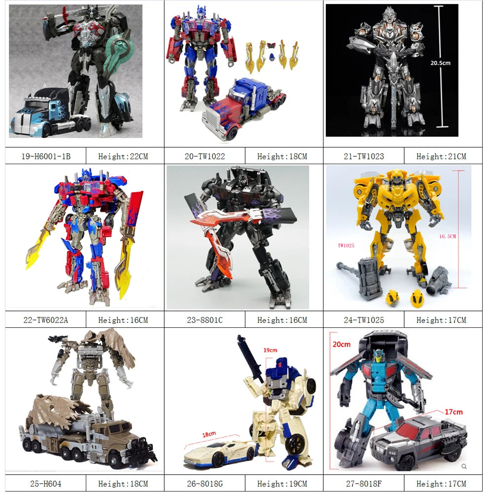Transformation Toys BMB BAIWEI OP Commander Bumbleb Hound Shockwave Grimlock Prowl Ironhide Action Figure Deformed Robot KID Gif