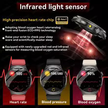 2026 New Accurate Diagnosis ECG Smart Watch Body Fat Blood oxygen BP Health Sport HD AMOLED Screen call Smart watch Men women