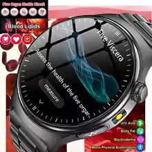 2026 New Accurate Diagnosis ECG Smart Watch Body Fat Blood oxygen BP Health Sport HD AMOLED Screen call Smart watch Men women