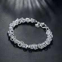 Popular Brands 925 Sterling Silver Classic Circle Bracelet For Woman Man Wedding Party Christmas Gifts Fashion Noble Jewelry