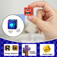 200 PCS Light Up Magnetic Building Blocks Tiles, STEM & Montessori Building Blocks for Kids Ages 3+, Large Safe Educational Toys