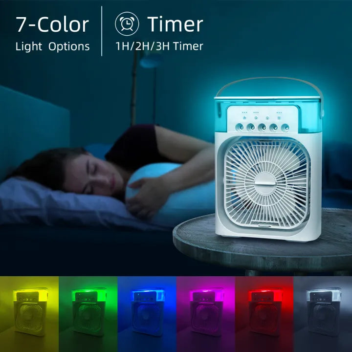 Portable Mini Air Conditioner Fan – USB Rechargeable Personal Air Cooler